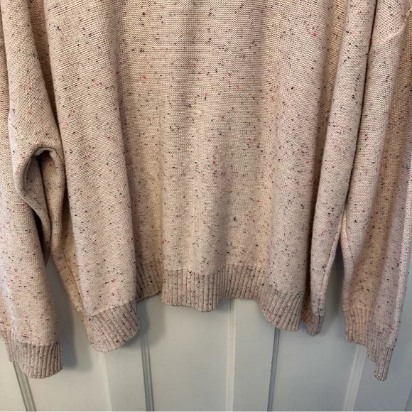 ⭐️ Reitmans 3X Speckled Knit Sweater -cream and light pink NWT - Picture 9 of 9